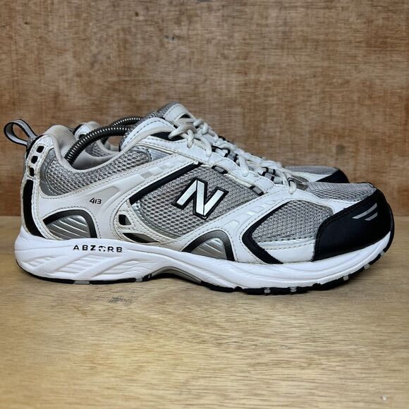 New Balance Other - New Balance 413 Abzorb White Gray Running Shoes Sneakers CM413BS Men Size 11 D
